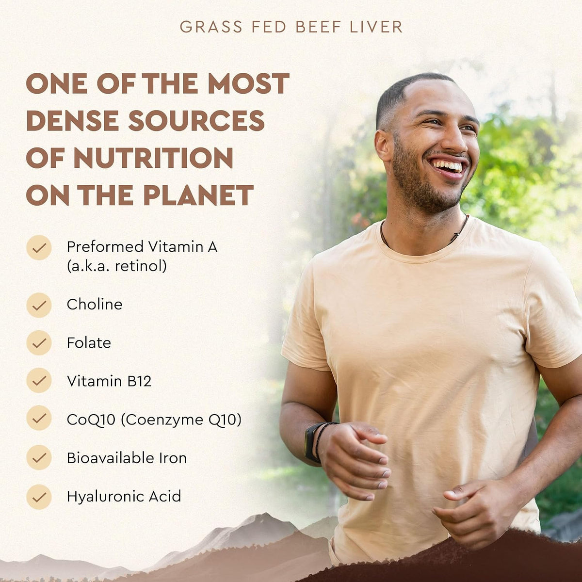 Ancestral Supplements Grass Fed Beef Liver Capsules, 180 Ct (3-Pack) | This freeze-dried beef liver supplement supports energy production, cleansing, digestion and immunity.