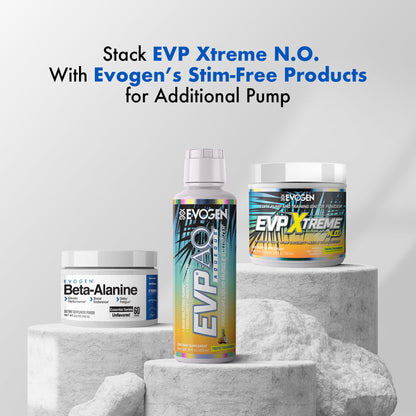 Evogen EVP Xtreme NO Pre-Workout for Men & Women | Sour Candy | 40 Servings | Arginine nitrate, L-citrulline, beta-alanine, creatine and coconut water; caffeine and yohimbe for energy and pumps