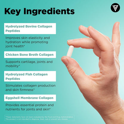 Vital Vitamins Multi Collagen + Creatine Monohydrate Capsules