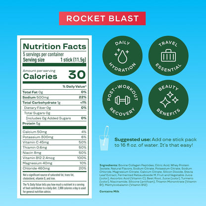 Bloom Energy Sticks Cherry Lime and Hydration Sticks Rocket Blast Bundle