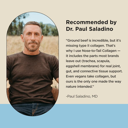 Lineage Provisions Grass Fed Collagen Powder, 30 Servings | Unflavored hydrolyzed bovine collagen peptides with trachea, scapula, eggshell membrane & vitamin C.