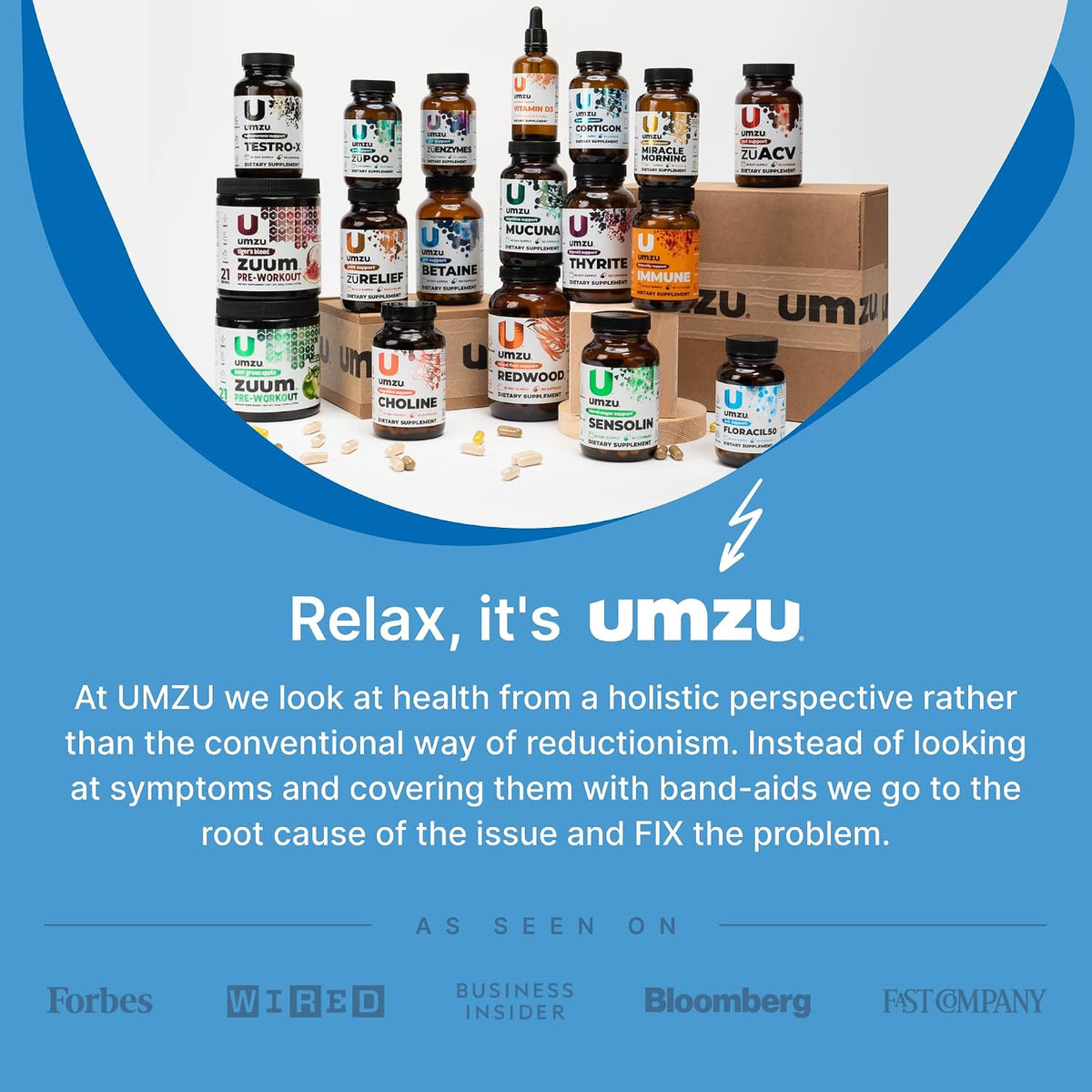 UMZU Floracil50 Probiotic Supplement, 50 Billion CFU, 30 Day Supply | Lactobacillus Acidophilus, Rhamnosus and Plantarum, Gut Health and Digestion Support, Immune Support, Microbiome Balance
