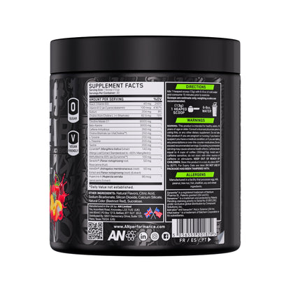 All Black Everything Pre-Workout Powder | Preworkout Energy Drink Mix | 350mg Caffeine | Beta Alanine & Citrulline | Energy Supplement for Men & Women | Baddy Berry | 30 Servings