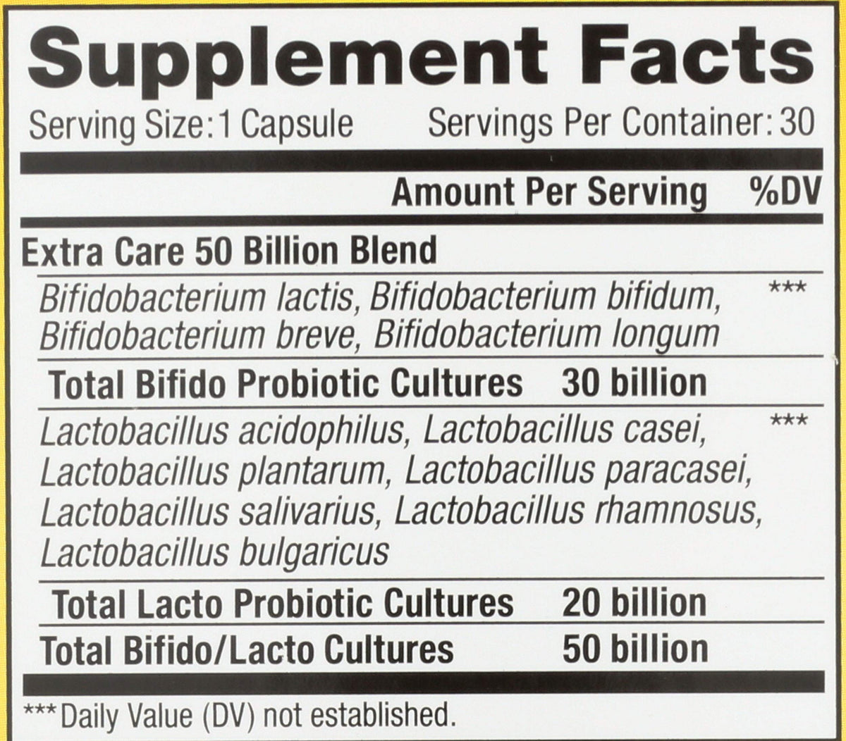 Renew Life Extra Care Digestive Probiotic 50 Billion CFU | 90 Vegetarian Capsules | Supports Digestive, Immune & Respiratory Health | Dairy, Soy and Gluten Free Supplement
