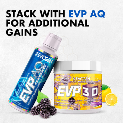 Evogen EVP 3D Stim Free Pre-Workout | Citrus Candy | 40 Servings | Arginine nitrate, L-citrulline, beta-alanine and creatine with lion's mane, L-tyrosine and DMAE for pumps and focus