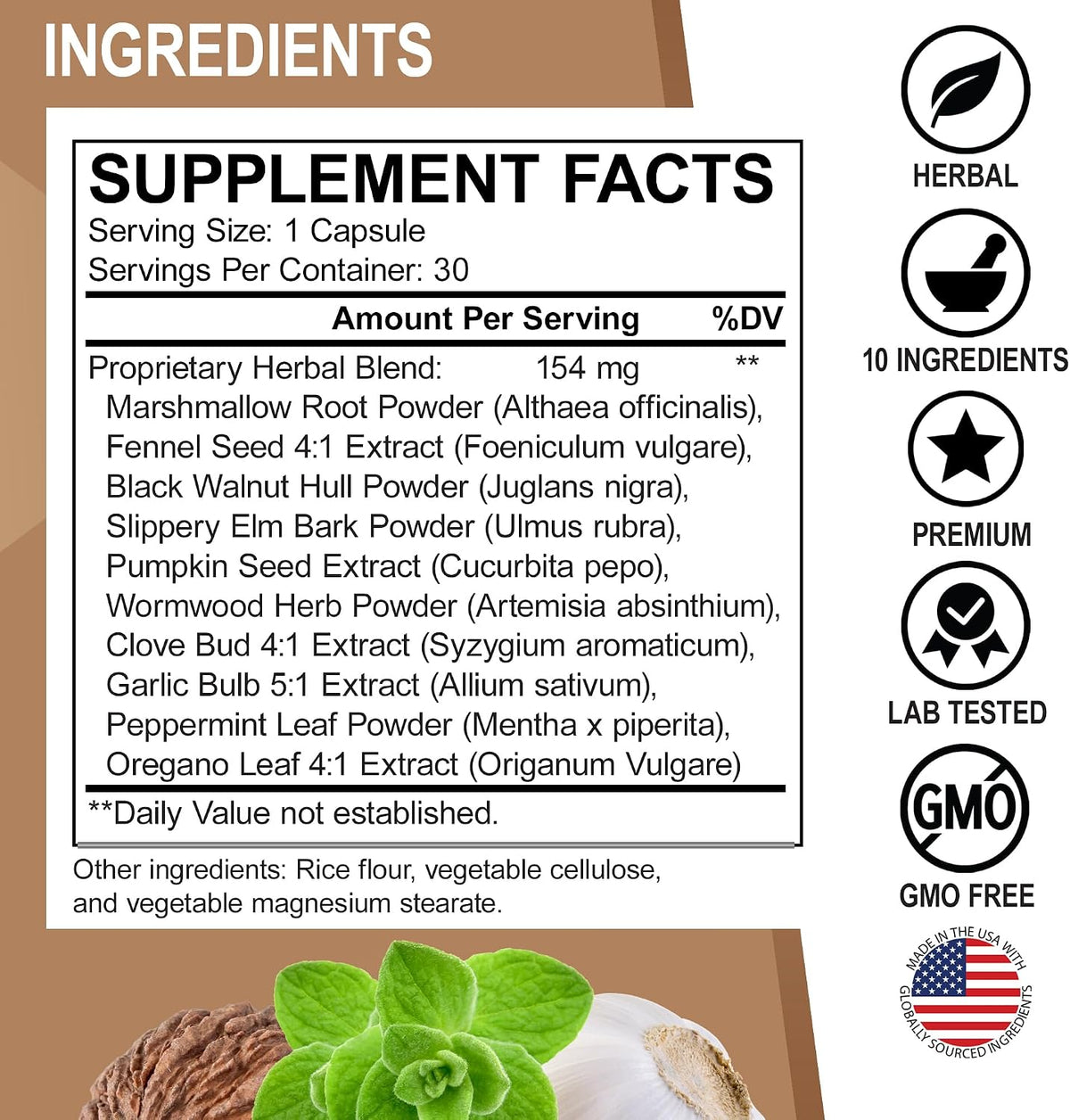ParaGuard Cleanse Detox Pills - Extra Strength Intestinal Guard Formula Supplement, Black Walnut Wormwood Clove & Oregano - Adults Natural Herbal Intestine Body Gut Cleanser Complete Kit 30 Capsules