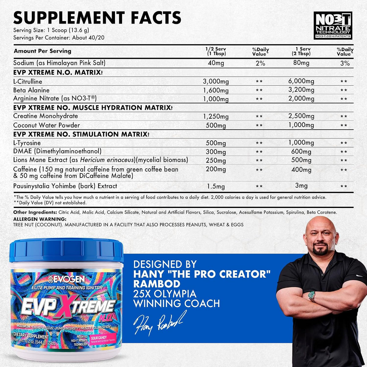 Evogen EVP Xtreme NO Amino K.E.M. Bundle – Pre Workout Powder & EAA/BCAA Pump Volumizer for Muscle Growth, Hydration & Performance | Sour Candy