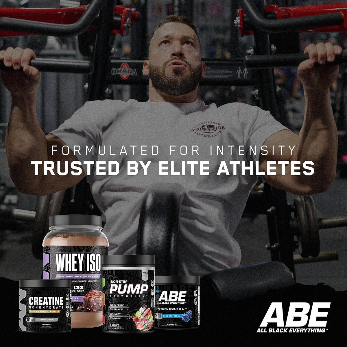 All Black Everything Creatine Monohydrate | Support Muscles, Cognitive Function | Micronized Amino Acid Powder | Cellular Energy | Workout Supplement for Men & Women | Unflavored | 60 Servings