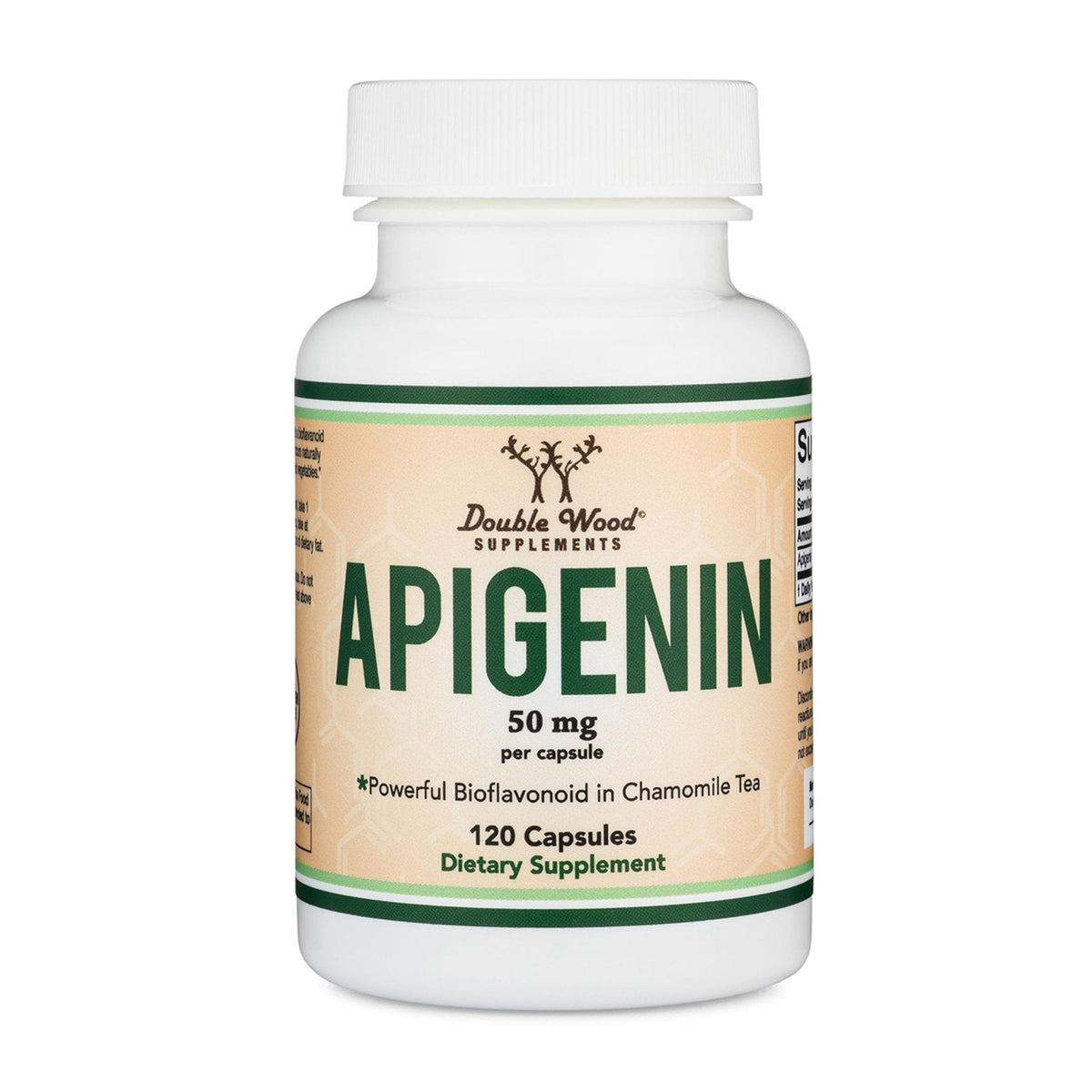 Apigenin Supplement - 50mg per Capsule, 120 Count (Powerful Bioflavonoid Found in Chamomile Tea for Relaxation, Sleep, and Mood) Senolytic - PrimeBioHealth - canada supplements