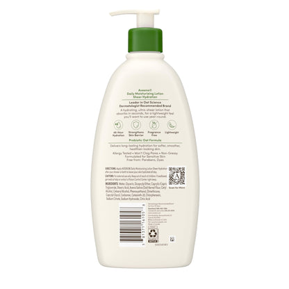 Aveeno Sheer Hydration Fragrance-Free Daily Moisturizing Lotion with Prebiotic Oat for Dry Skin, Lightweight - PrimeBioHealth - canada supplements