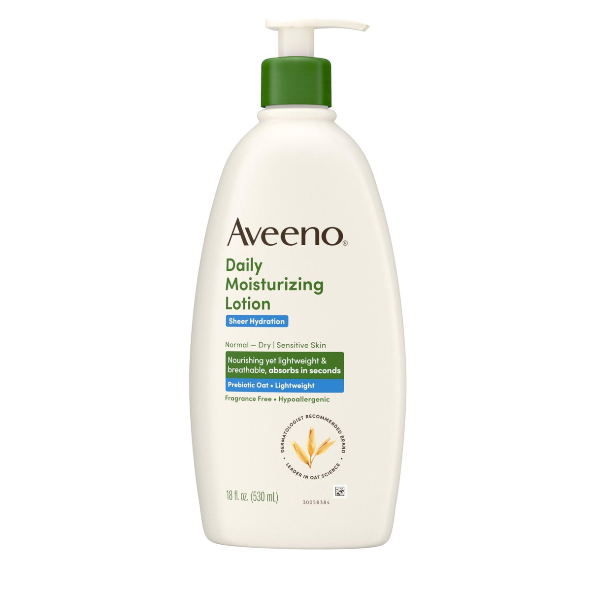 Aveeno Sheer Hydration Fragrance-Free Daily Moisturizing Lotion with Prebiotic Oat for Dry Skin, Lightweight - PrimeBioHealth - canada supplements