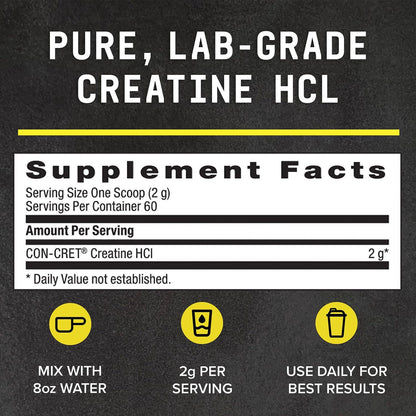 BEYOND RAW Creatine HCl Powder, Science Backed, Lab Grade, Creatine for Women & Men, Muscle Strength, Energy Production, Athletic Performance, Cognitive Support, - PrimeBioHealth - canada supplements