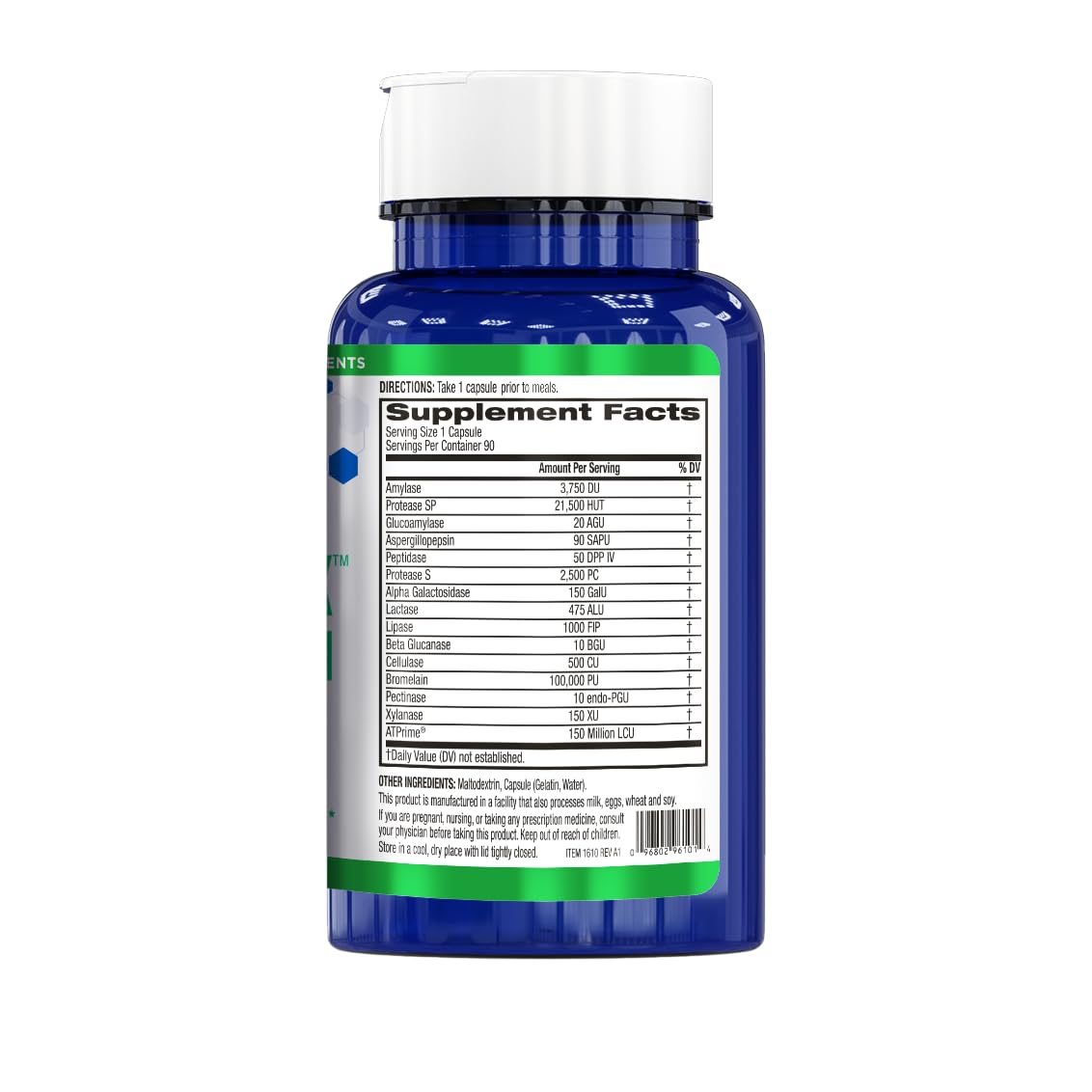 BioTrust AbsorbMax Broad Spectrum Digestive Enzyme Blend, Gluten Free, Non GMO, Digestive Support for Nutrient Digestion, Absorption and Periodic - PrimeBioHealth - canada supplements