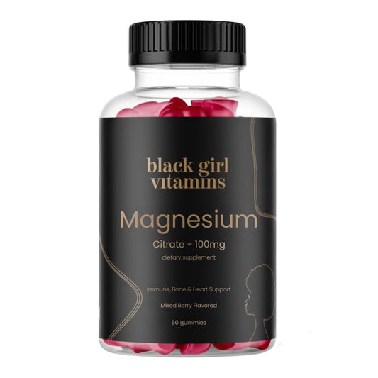 Black Girl Vitamins - Magnesium Gummies, for Sleep, Immunity, and Bone Support. Magnesium Citrate Supplement - PrimeBioHealth - canada supplements