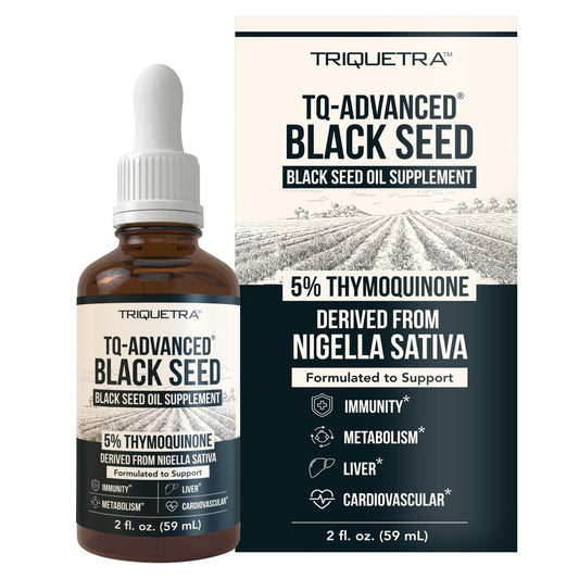 Black Seed Oil Softgels | 5% Thymoquinone - TQ-Advanced® | High Potency - 500 mg per Capsule - 15:1 Concentrate from Nigella Sativa Extract, Raw Form, Vegan Formula, Glass Bottle (60 Softgels) - PrimeBioHealth - canada supplements