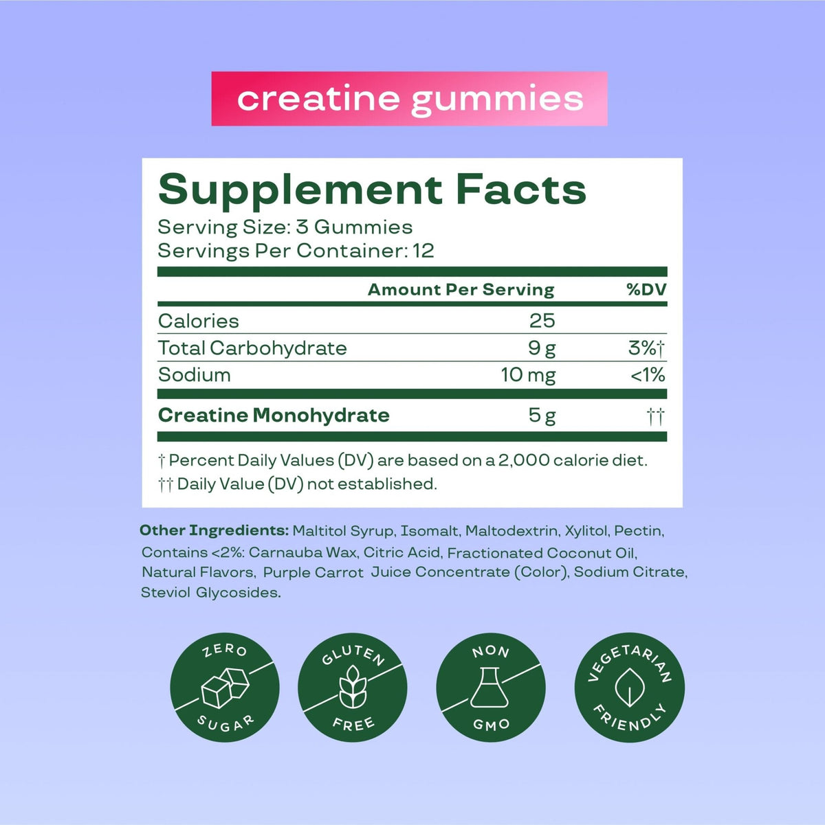 Bloom Creatine Monohydrate Gummies, 5g Per Serving, Sugar Free Creatine Gummy for Workout, Strength, Cognitive Health & Lean Muscle Support - PrimeBioHealth - canada supplements
