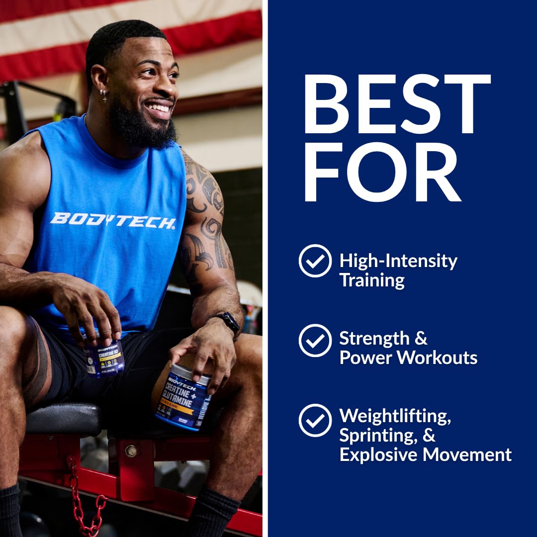 BodyTech Creatine Monohydrate Powder a Micronized a Fruit Punch (11.64 Oz./55 Servings) - PrimeBioHealth - canada supplements