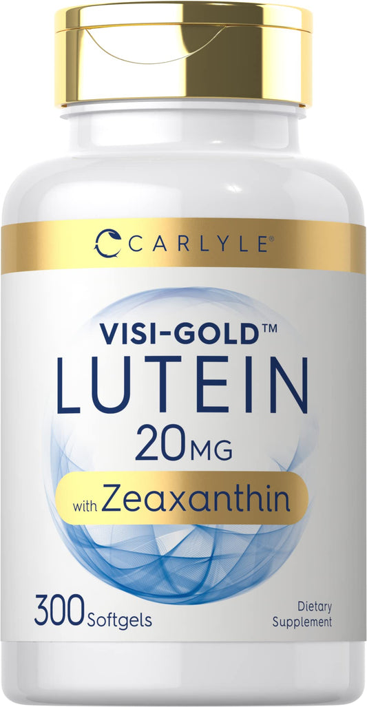 Carlyle Lutein and Zeaxanthin 20mg | 300 Softgels | Eye Health Vitamins | Non-GMO & Gluten Free Supplement - PrimeBioHealth - canada supplements