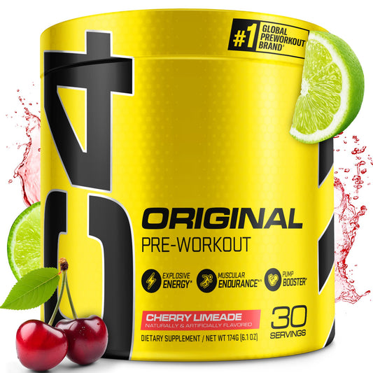 Cellucor C4 Original Pre Workout Powder Cherry Limeade | Vitamin C for Immune Support | Sugar Free Preworkout Energy for Men & Women | 150mg Caffeine - PrimeBioHealth - canada supplements