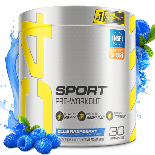 Cellucor C4 Sport Pre Workout Powder Blue Raspberry - Pre Workout Energy with 3g + 135mg Caffeine and Beta-Alanine Performance Blend - PrimeBioHealth - canada supplements
