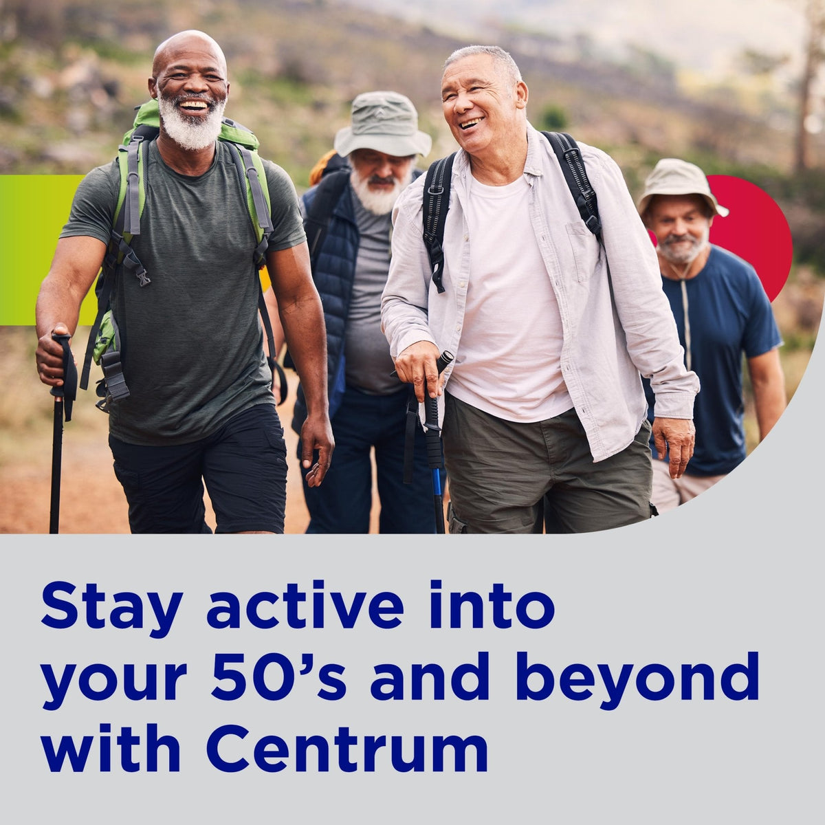 Centrum Silver Men's 50+ Multivitamin with Vitamin D3, B-Vitamins, Zinc for Memory and Cognition - 200 Tablets - PrimeBioHealth - canada supplements
