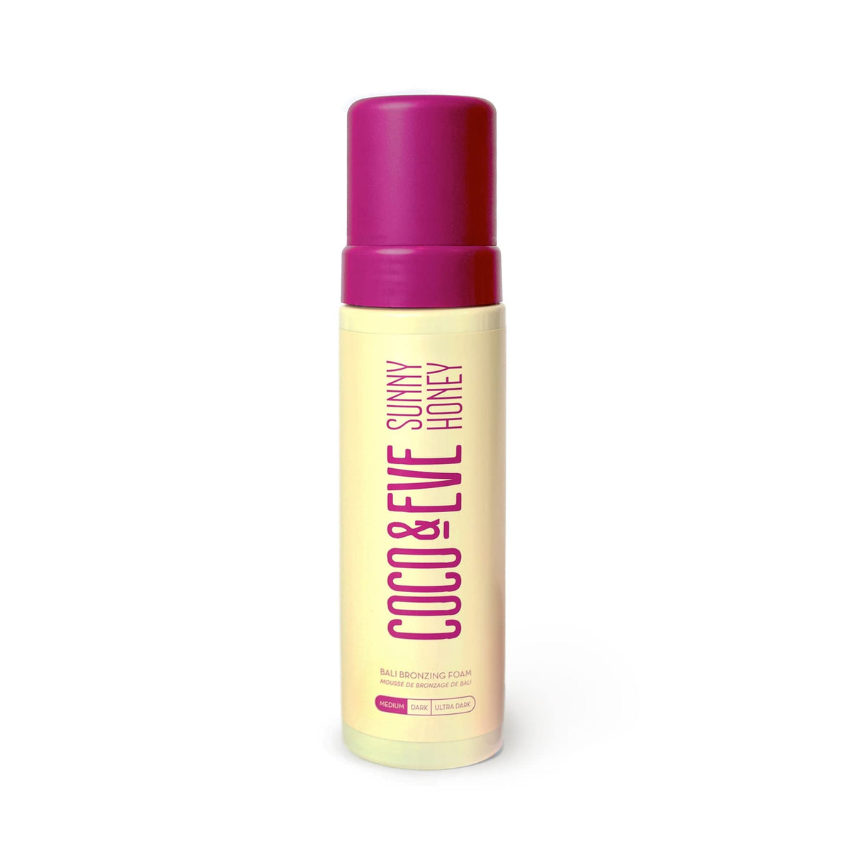 Coco & Eve Sunny Honey Self Tanner Foam - (Medium) Fast Drying, Streak-Free Sunless Tanning Mousse, Tropically Scented Lightweight Natural Looking Tan - PrimeBioHealth - canada supplements