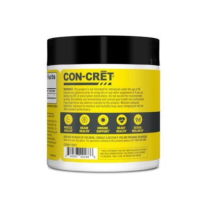 CON-CRET Creatine HCl Powder | Muscle, Cognitive, Cellular Energy Support | No Bloating or Cramps | USA Made & NSF Certified - PrimeBioHealth - canada supplements