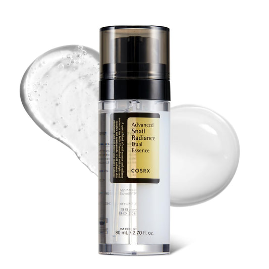 COSRX Snail Mucin 74% + Niacinamide 5% Dual Essence, Anti Aging Face Serum for Dull Skin, Sensitive Skin, Korean Skin Care, 2.70 fl.oz / 80ml - PrimeBioHealth - canada supplements