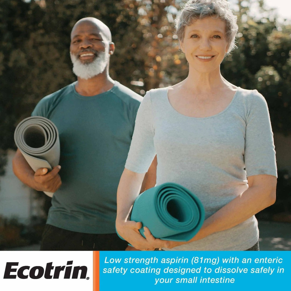 Ecotrin Low Strength Safety Coated Aspirin, NSAID 81mg, 45 count (2 Pack) - PrimeBioHealth - canada supplements