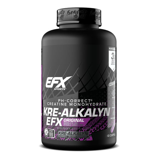 EFX Sports Kre-Alkalyn EFX | pH Correct Creatine Monohydrate Pill Supplement | Strength, Muscle Growth & Performance | 120 Servings, 240 Capsules - PrimeBioHealth - canada supplements