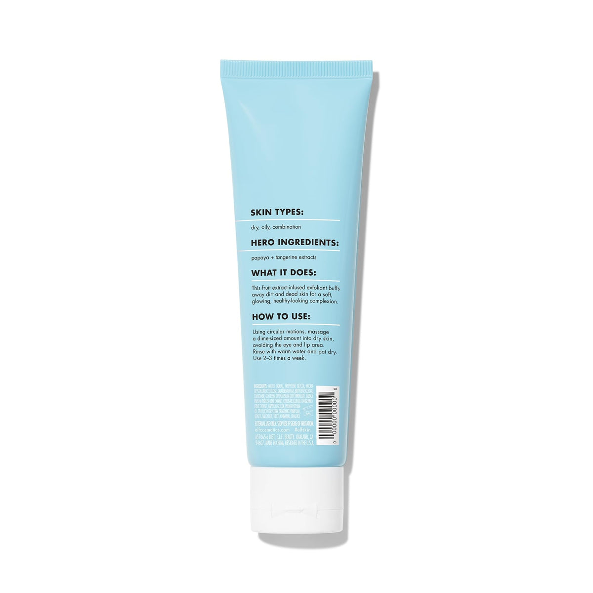 e.l.f. SKIN Gentle Peeling Exfoliant, Cleanser, Effective, Easy to Apply, Peels Away Dead Skin, Removes Dirt, Ideal for All Skin Types - PrimeBioHealth - canada supplements