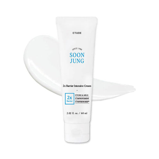 ETUDE SoonJung 2x Intensive Cream for Barrier Repair, Rich Moist, Madecassoside & Panthenol for Soothing, Face Moisturizer for Sensitive Skin - PrimeBioHealth - canada supplements