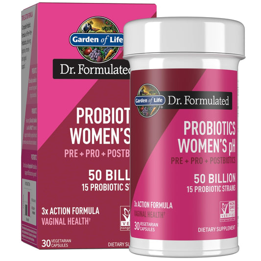 Garden of Life Dr Formulated Once Daily 3-in-1 Complete Prebiotics, Postbiotics & Probiotics for Women, PRE + PRO + POSTBIOTIC Supplement for Women’s Digestive - PrimeBioHealth - canada supplements
