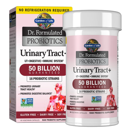 Garden of Life Dr. Formulated Probiotics Urinary Tract+ - 50 Billion CFU - Supports Digestive, Immune & Urinary Tract Health - PrimeBioHealth - canada supplements