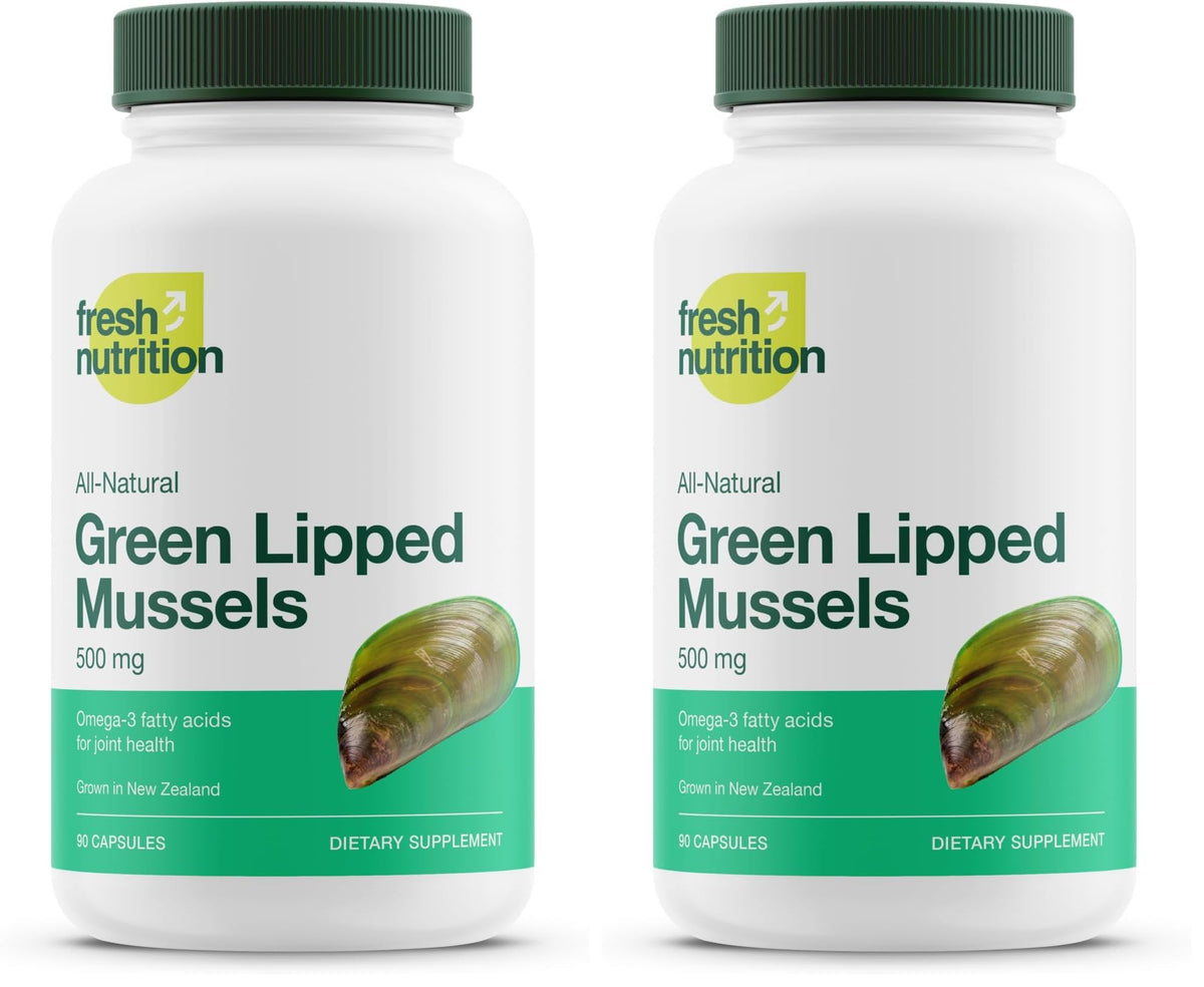 Green Lipped Mussel Capsules - Strongest DNA Verified from New Zealand - Perna Canaliculus Omega Supplement - May Promote Healthy Joints - 90 Capsules - PrimeBioHealth - canada supplements