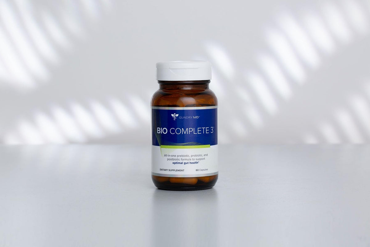 Gundry MD Bio Complete 3 and Total Restore Bundle - Prebiotic, Probiotic, Postbiotic to Support Optimal Gut Health - PrimeBioHealth - canada supplements