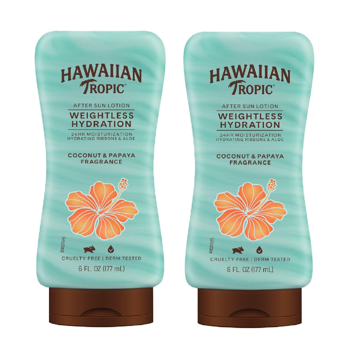 Hawaiian Tropic Weightless Hydration After Sun Lotion with Aloe, 6Fl Oz Twin Pack, Hawaiian Tropic Lotion, Moisturizing Lotion - PrimeBioHealth - canada supplements
