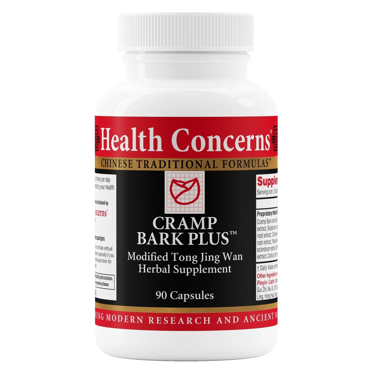 Health Concerns Cramp Bark Plus – Menstrual Cramp Relief & Hormonal Balance – Circulation Support – Dong Quai, Black Cohosh, Bupleurum & Chinese Herbs – Herbal Supplement for Women – 90 Capsules - PrimeBioHealth - canada supplements