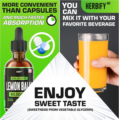 HERBIFY Bundle - Lions Mane Drops & Lemon Balm - Brain and Immune Support - PrimeBioHealth - canada supplements
