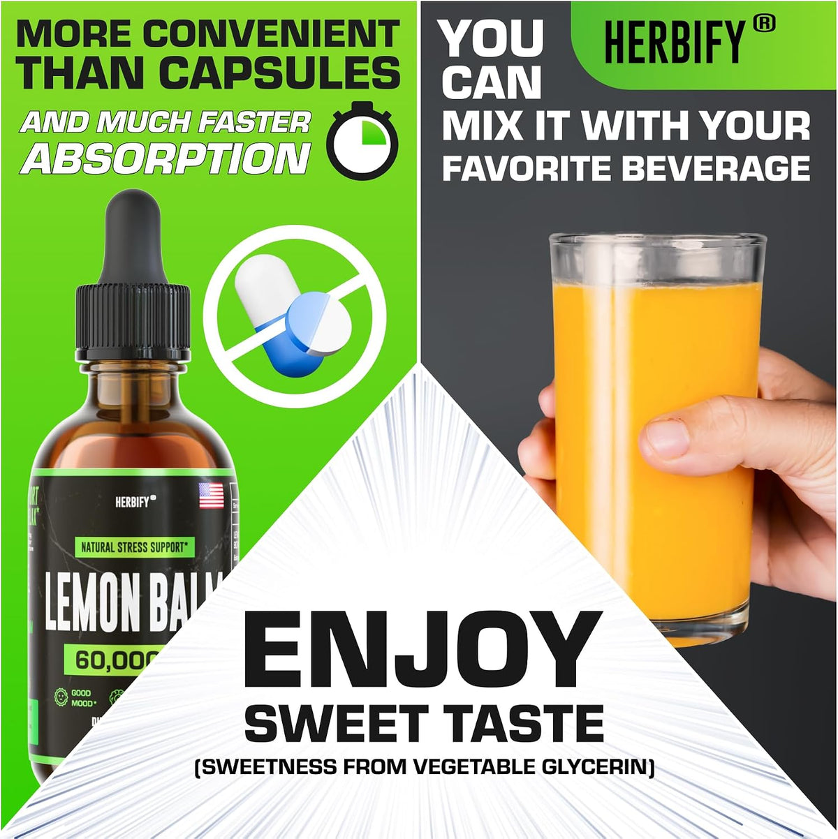 HERBIFY Bundle - Mullein Leaf Extract & Lemon Balm - Respiratory Support & Brain Support - PrimeBioHealth - canada supplements