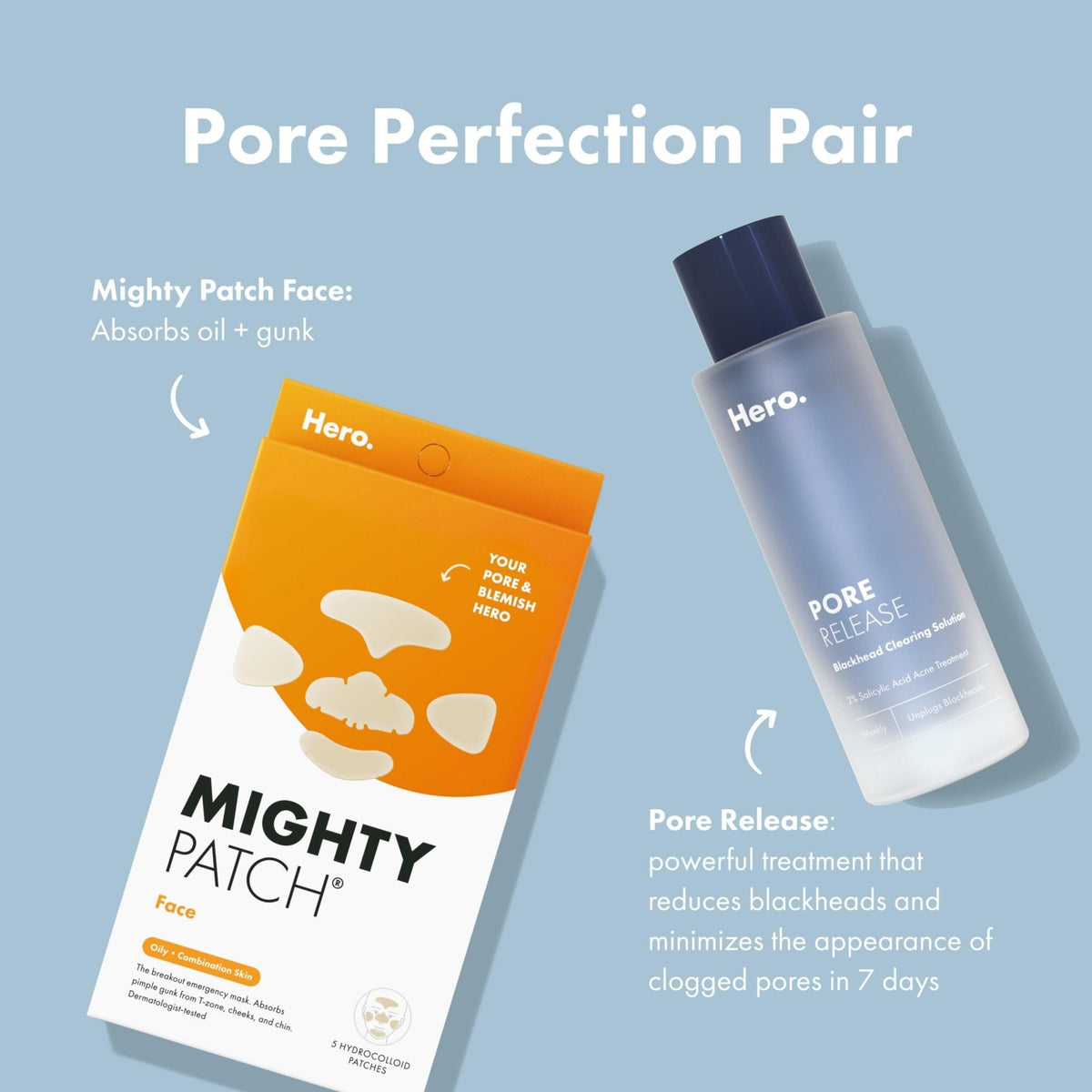 Hero Cosmetics Pore Release Blackhead Clearing Solution, Exfoliating 2% Salicylic Acid Toner Featuring AHA, BHA, and PHA - PrimeBioHealth - canada supplements