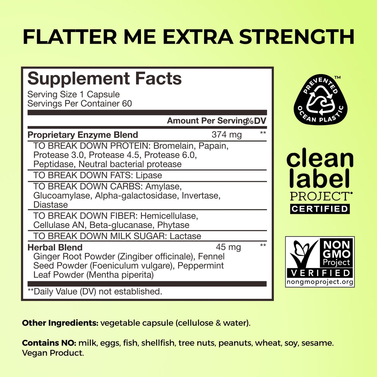 HUM Flatter Me Extra Strength Digestive Enzymes for Women, Men, Digestive Gut Bloating Supplement, Ginger, Peppermint Leaf, Fast Acting Anti Bloat - PrimeBioHealth - canada supplements