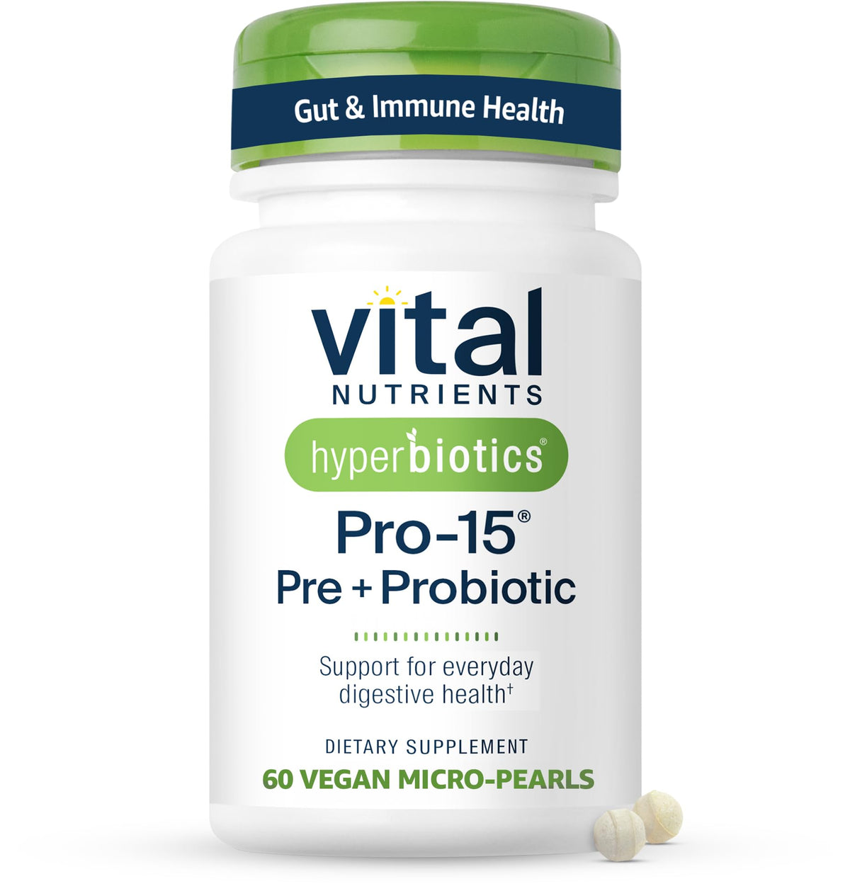Hyperbiotics Vital Nutrients Pro-15 Prebiotics and Probiotics for Women and Men | 15 Science Backed Strains | Supports Occasional Constipation - PrimeBioHealth - canada supplements