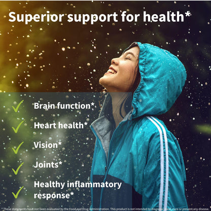 Igennus Ultra Pure Omega 3 Triglyceride rTG Wild Fish Oil 1360mg, IFOS Certified, EPA DHA 1000mg Plus Astaxanthin, Non-GMO, - PrimeBioHealth - canada supplements