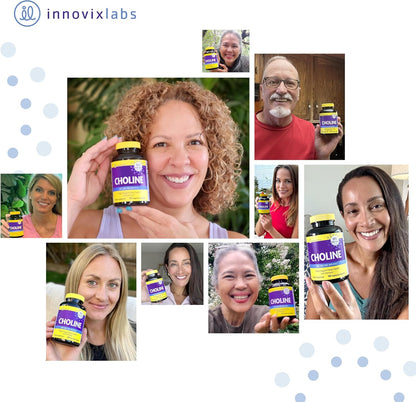InnovixLabs Choline & Vitamin K2 Bundle Choline Bitartrate 550mg (100 Capsules) Full Spectrum Vitamin K2 (90 Softgels). Supports Memory, Mood, Brain Health & Boost Cognitive.* - PrimeBioHealth - canada supplements