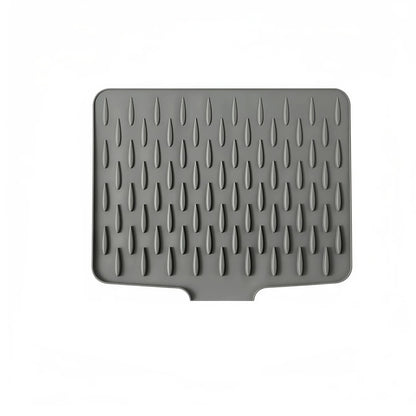 Silicone Drain Mat for Sink, Kitchen Fruit and Vegetable Dish Draining Drying Mat, Household Countertop Heat Insulation Mat