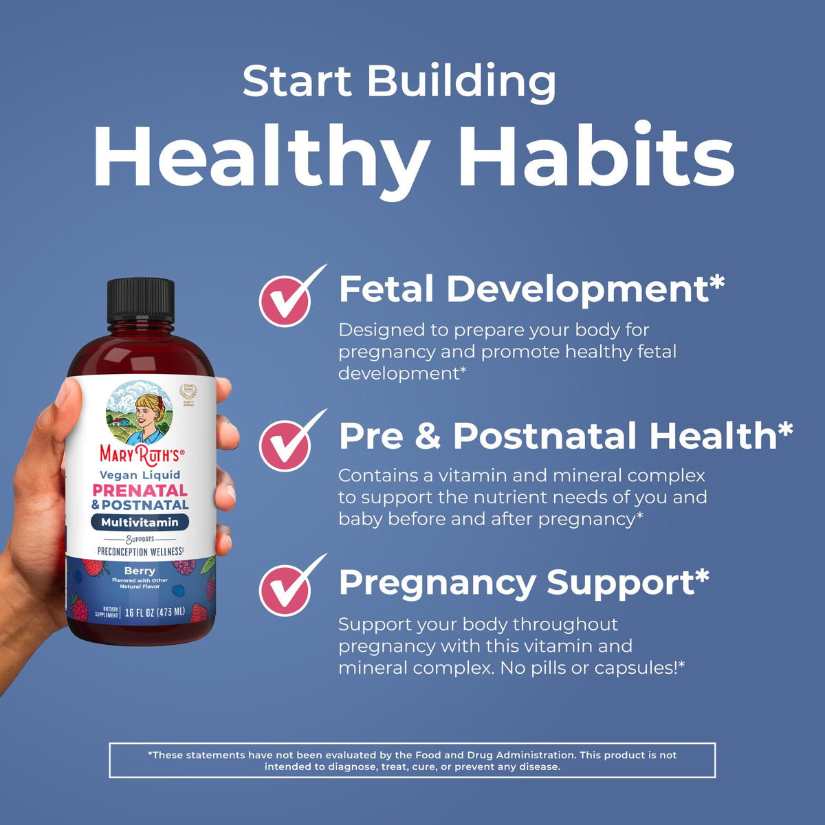 MARYRUTH'S Postnatal & Prenatal Vitamins for Women | Sugar Free | Womens Multivitamin for Pre-Conception, Pregnancy & Nursing | Ginger - PrimeBioHealth - canada supplements