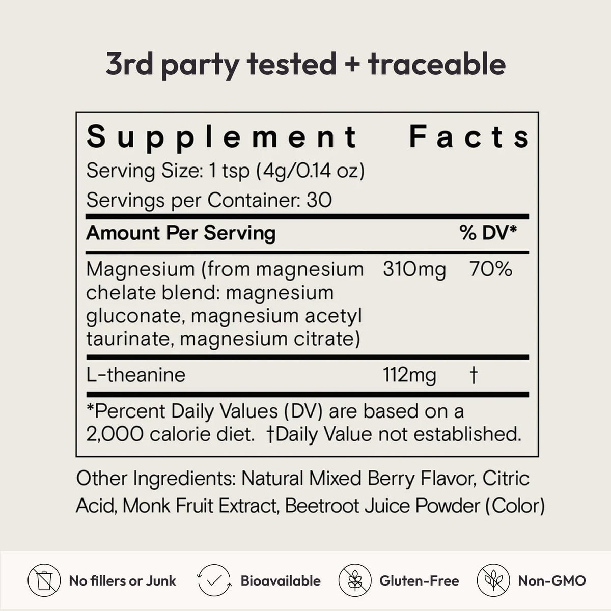 Moon Juice Magnesi-Om Magnesium Powder Supplement - Chelated Magnesium Complex + L-Theanine Blend for Rest, Relaxation & Regularity - PrimeBioHealth - canada supplements