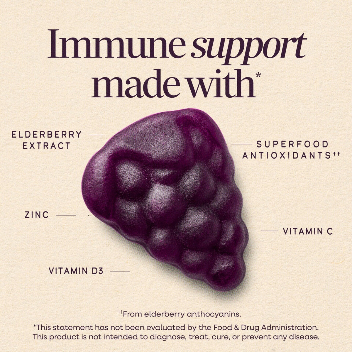 Nature’s Way Sambucus Elderberry Gummies, Immune Support Gummy for Adults & Kids Ages 4+ with Black Elderberry Extract, Vitamin C - PrimeBioHealth - canada supplements