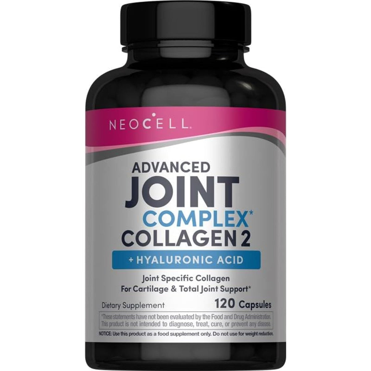NeoCell Joint Complex Supplement | 120 Capsules | Plus Hyaluronic Acid | Collagen Type II | Advanced Formula - PrimeBioHealth - canada supplements